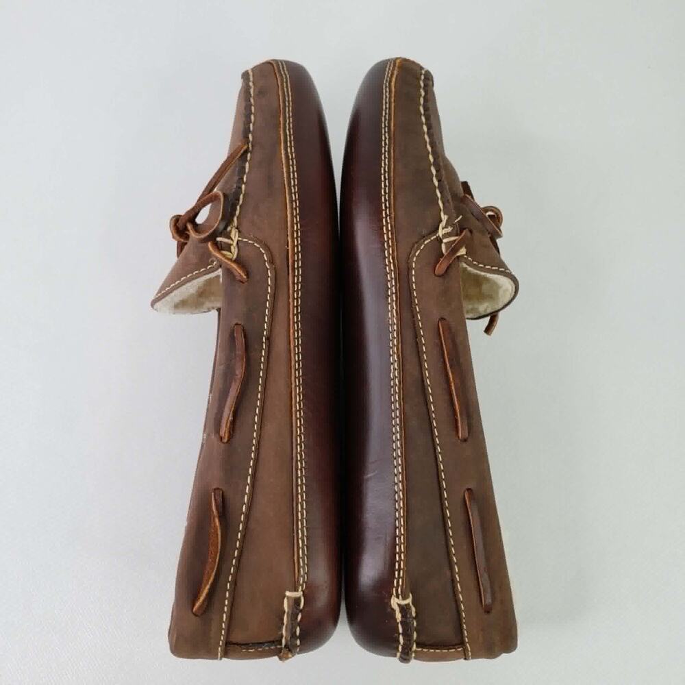 Cole Haan Brown Leather Slip On Loafers Moccasin Slippers Men's Size 9.5 - Picture 4 of 9